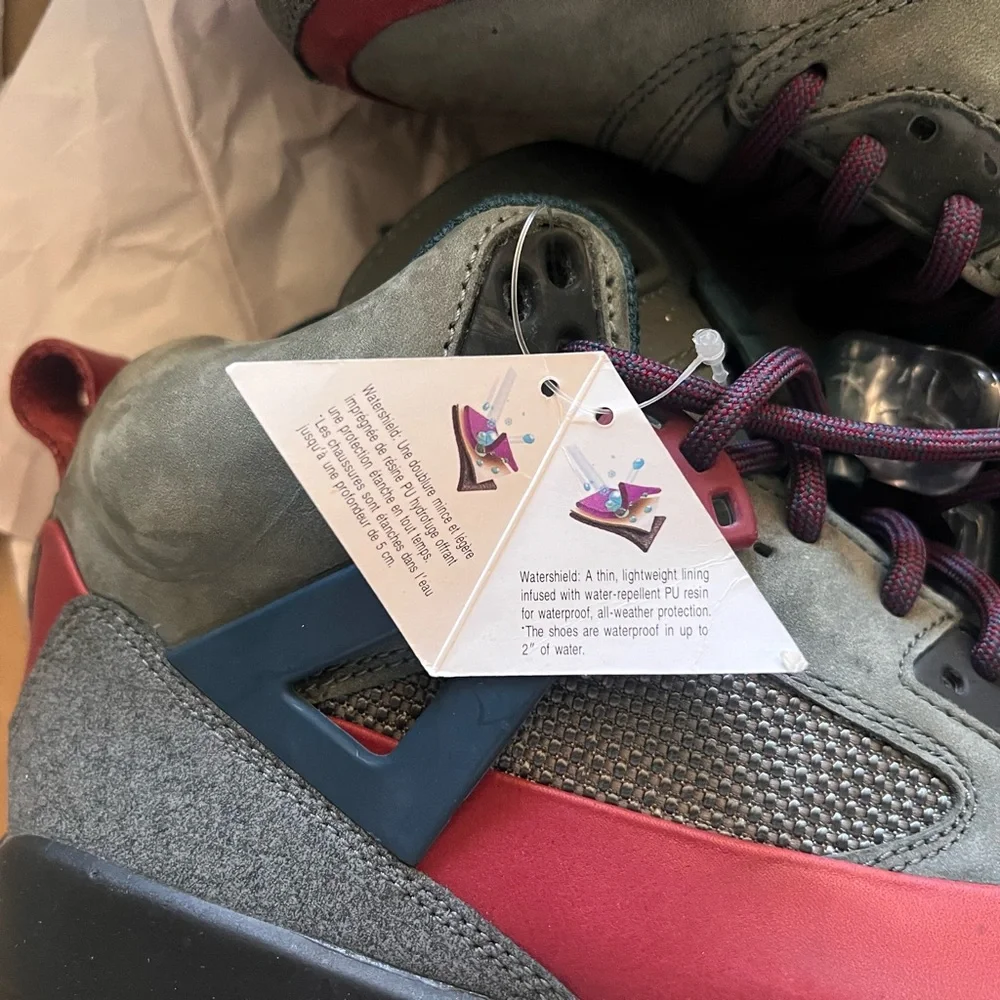 *Rare* COA Jordan Winterized Spizike Boot Flint Grey Cherrywood Nightshade - Picture 2 of 16